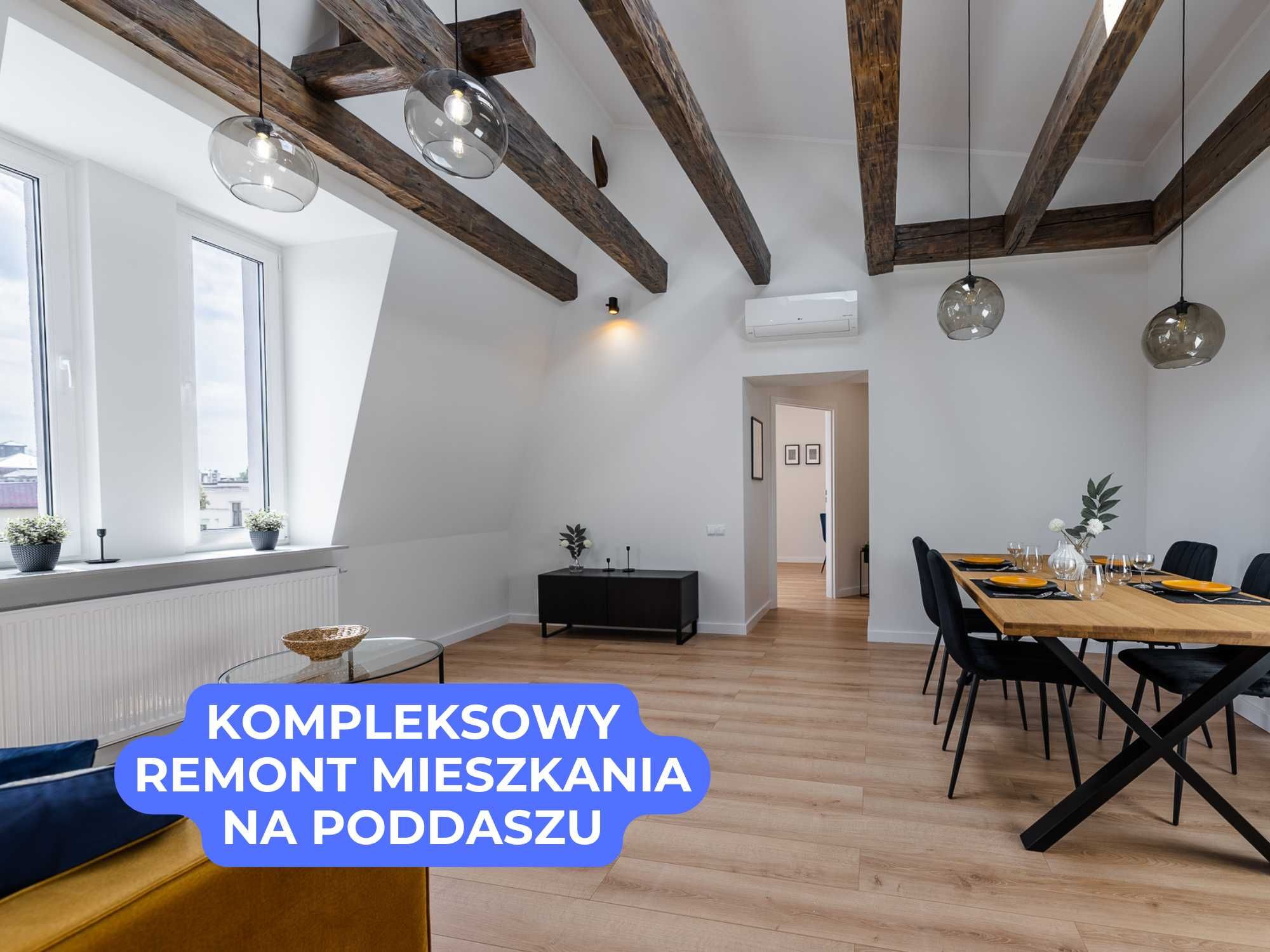 Kompleksowe remonty mieszkań i domów - wszelkie prace wykończeniowe