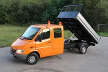 Mercedes 313 sprinter max wywrotka dubel kabina brygadówka doka