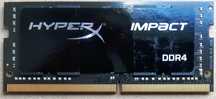 Pamięć RAM Laptop HyperX Impact DDR4, SO-DIMM, 8GB, 2400MHz, CL14, 1.2