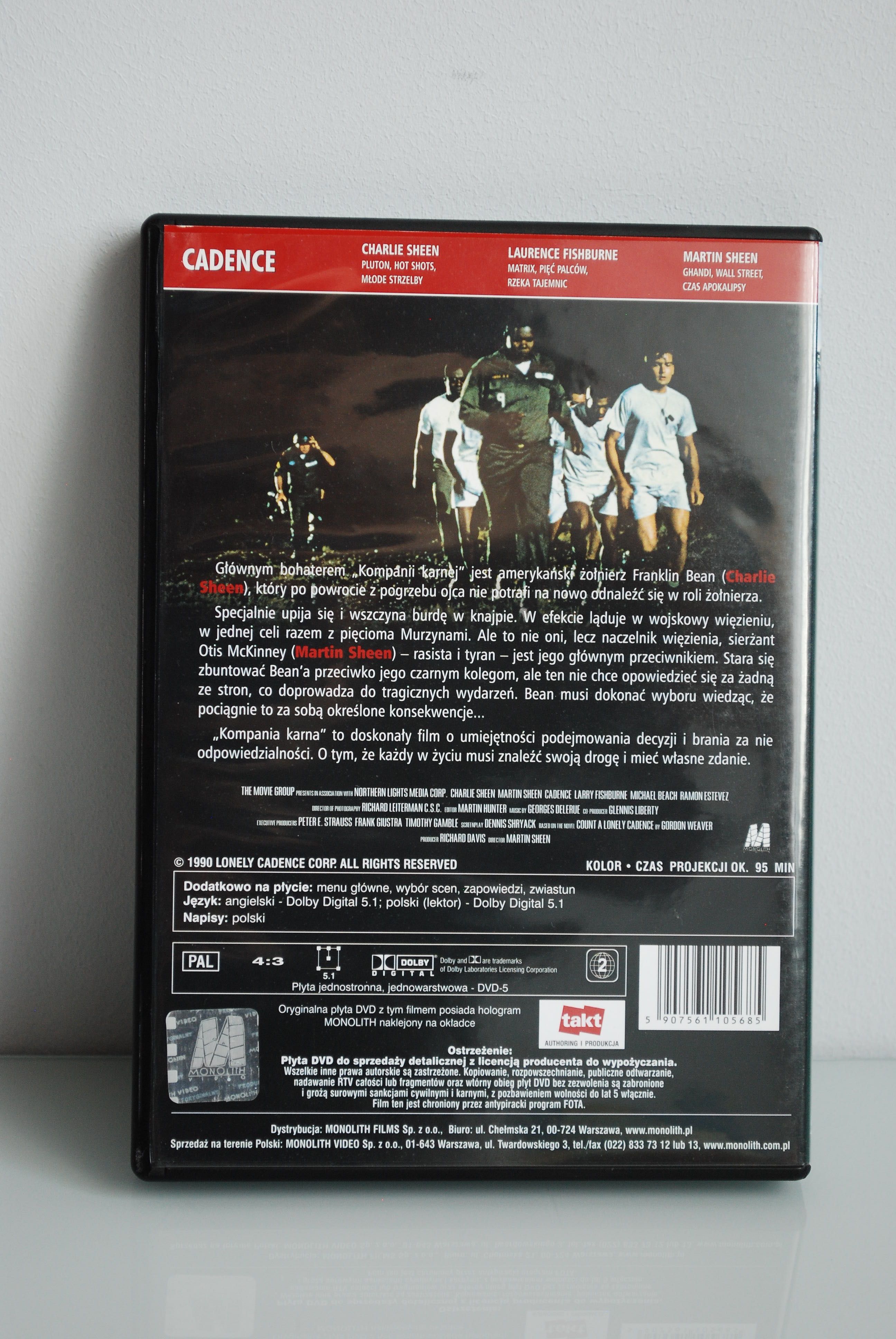 Kompania karna DVD Lektor - jak nowa
