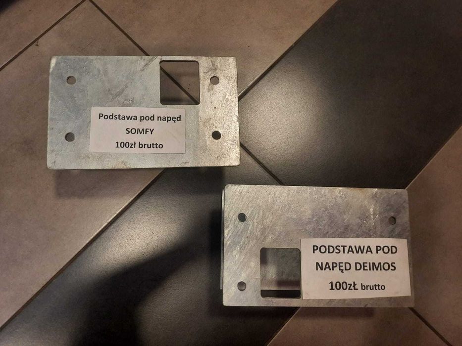 Podstawa pod napęd BFT i Somfy