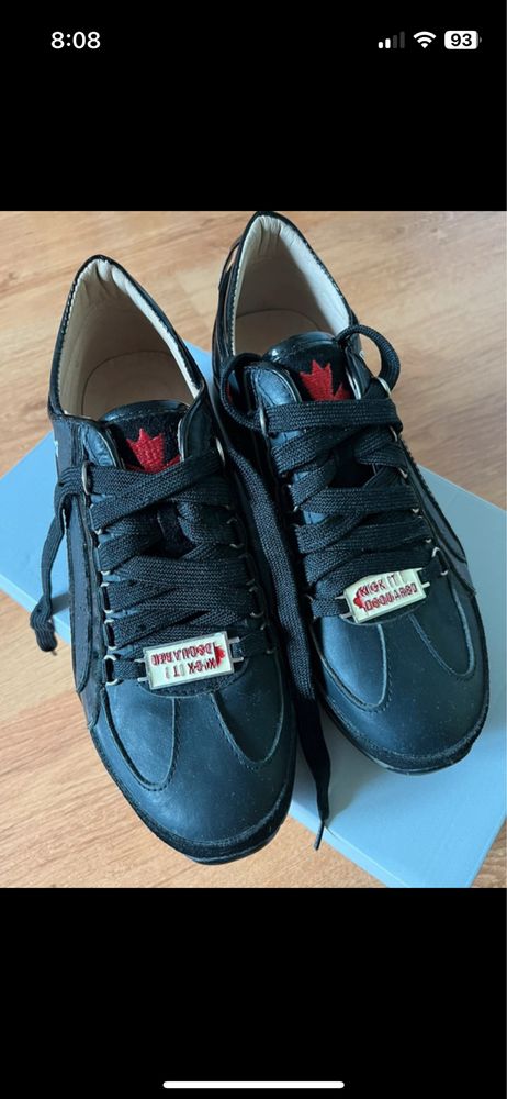 buty dsquared2 czarne