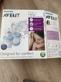 Avent Philips ręczny laktator + butelki  bidon gratis