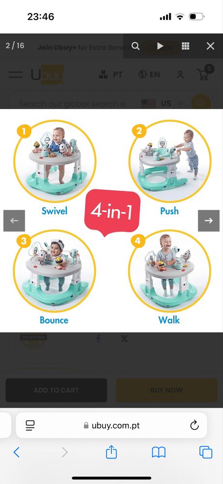 Tint love 4-in-1 activity center