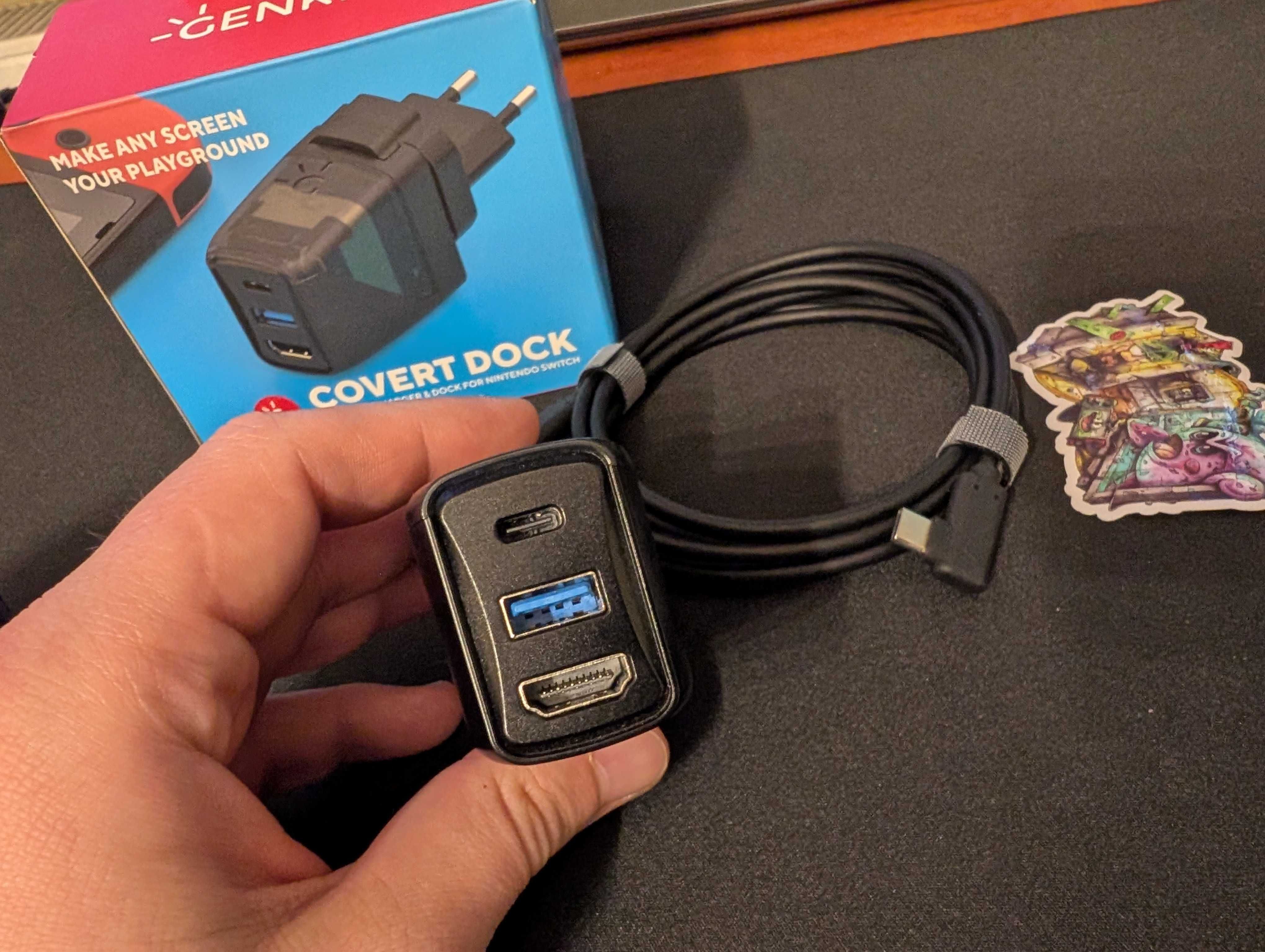Genki Covert Dock - przenośna stacja dokująca do Nintendo Switch