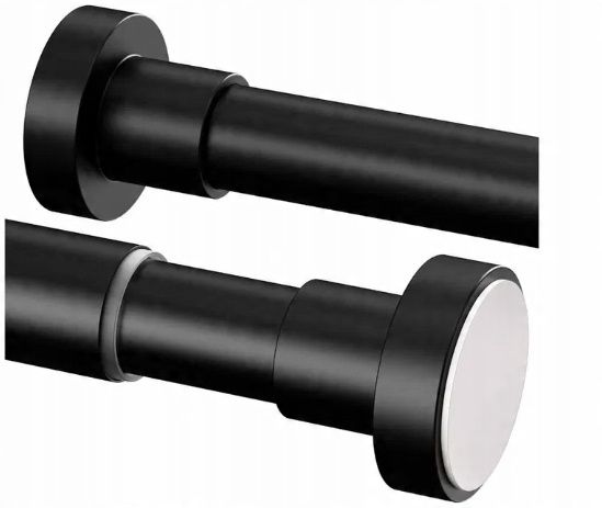 1 Drążek Prysznicowy Bez Wiercenia, Regulowany 72-175 Cm Używany