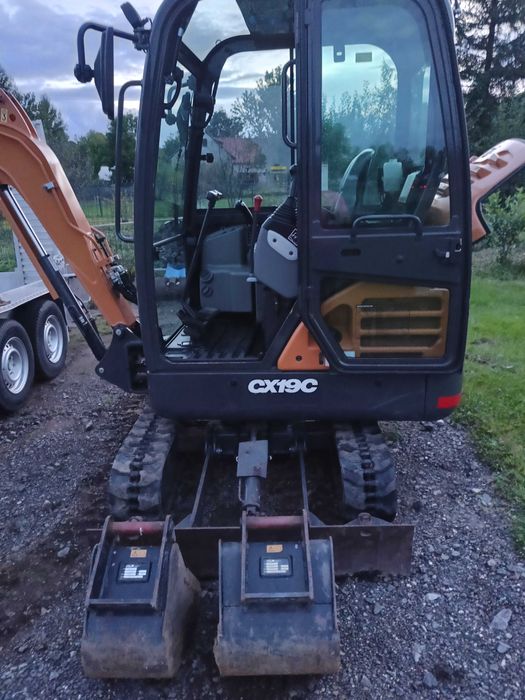 Minikoparka Case CX19C+Przyczepka
