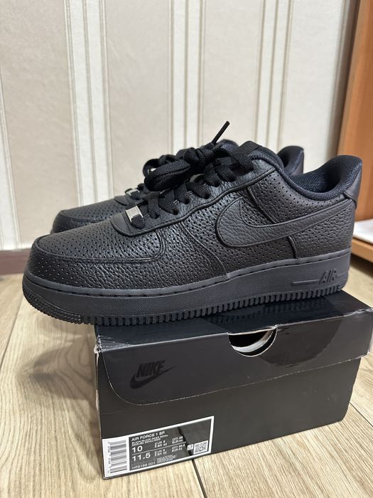 Nike Air Force 1 SP Xld Black HF8189-001 (Premium Perforated Leather)