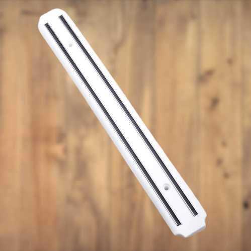 Белая магнитная планка 48см: храните ножи и аксессуары в удобно!