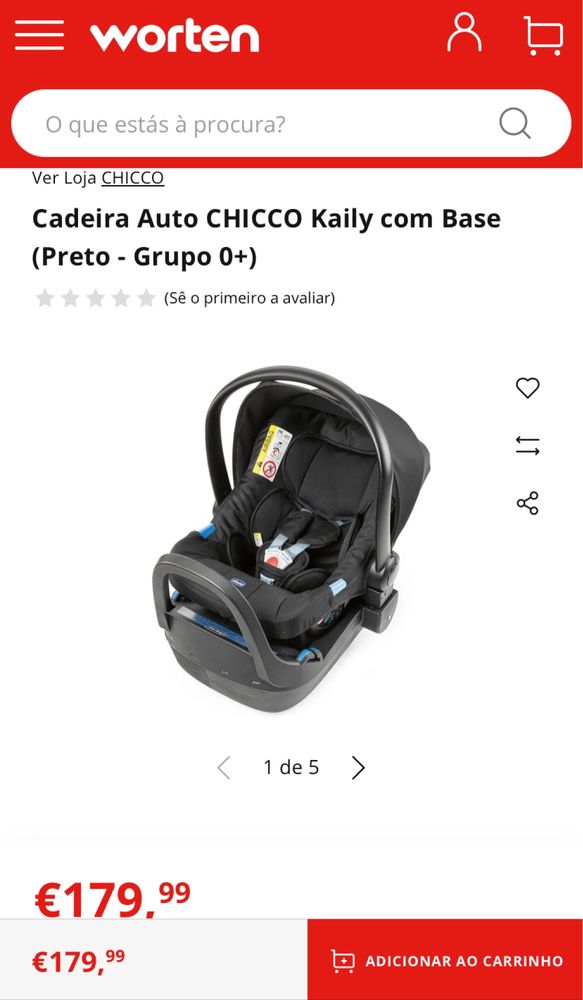 Cadeira Auto Chicco