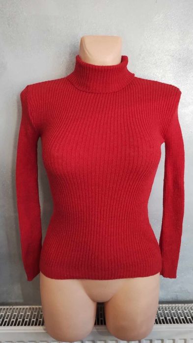 Golfik czerwony cienki