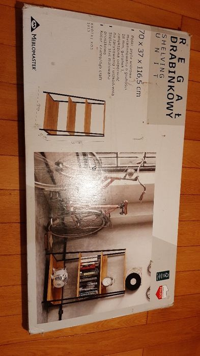 Regał drabinkowy Meblomaster 70x37x116,5cm