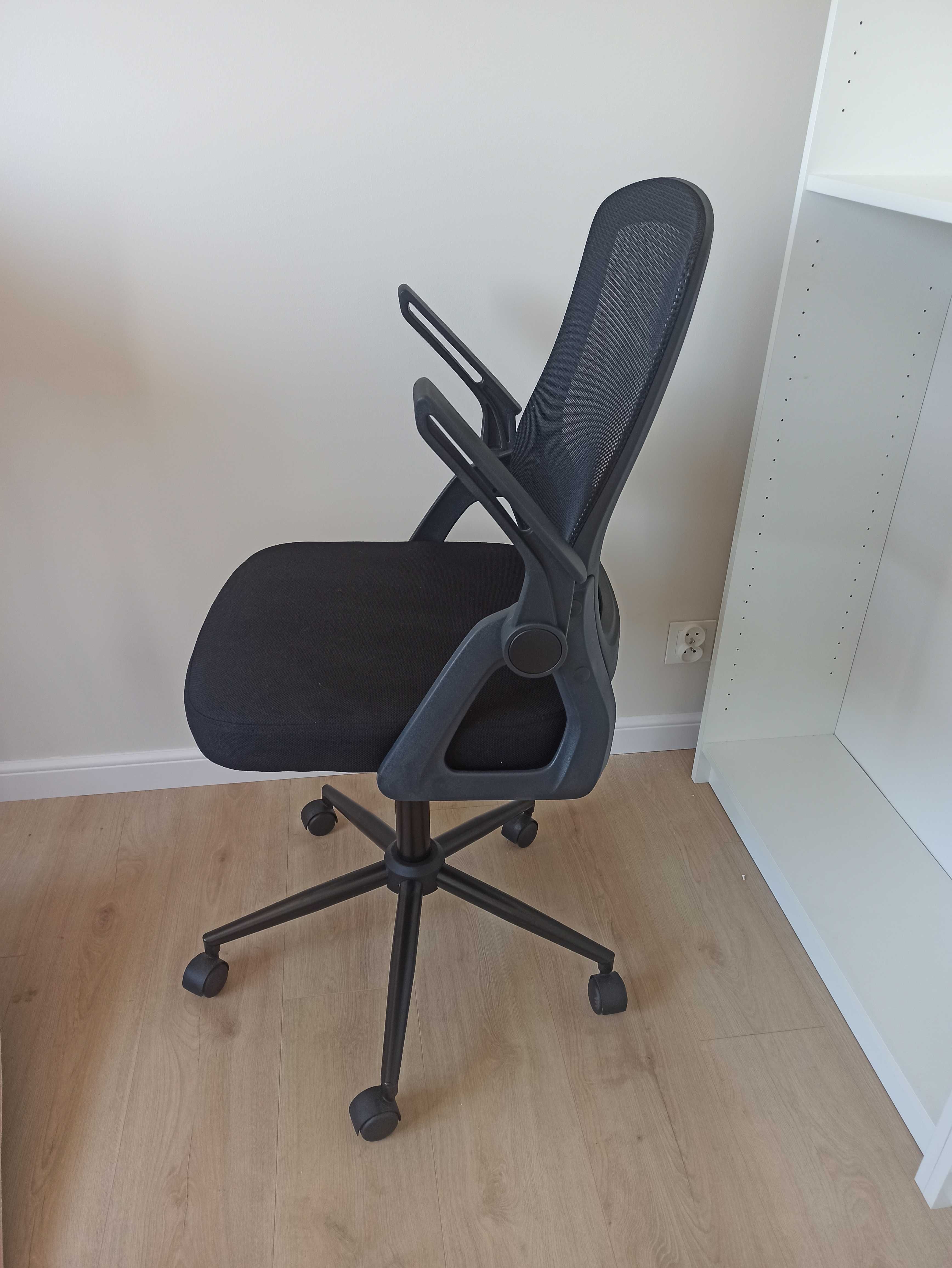 Fotel biurowy krzesło ergonomiczne czarny nowy
