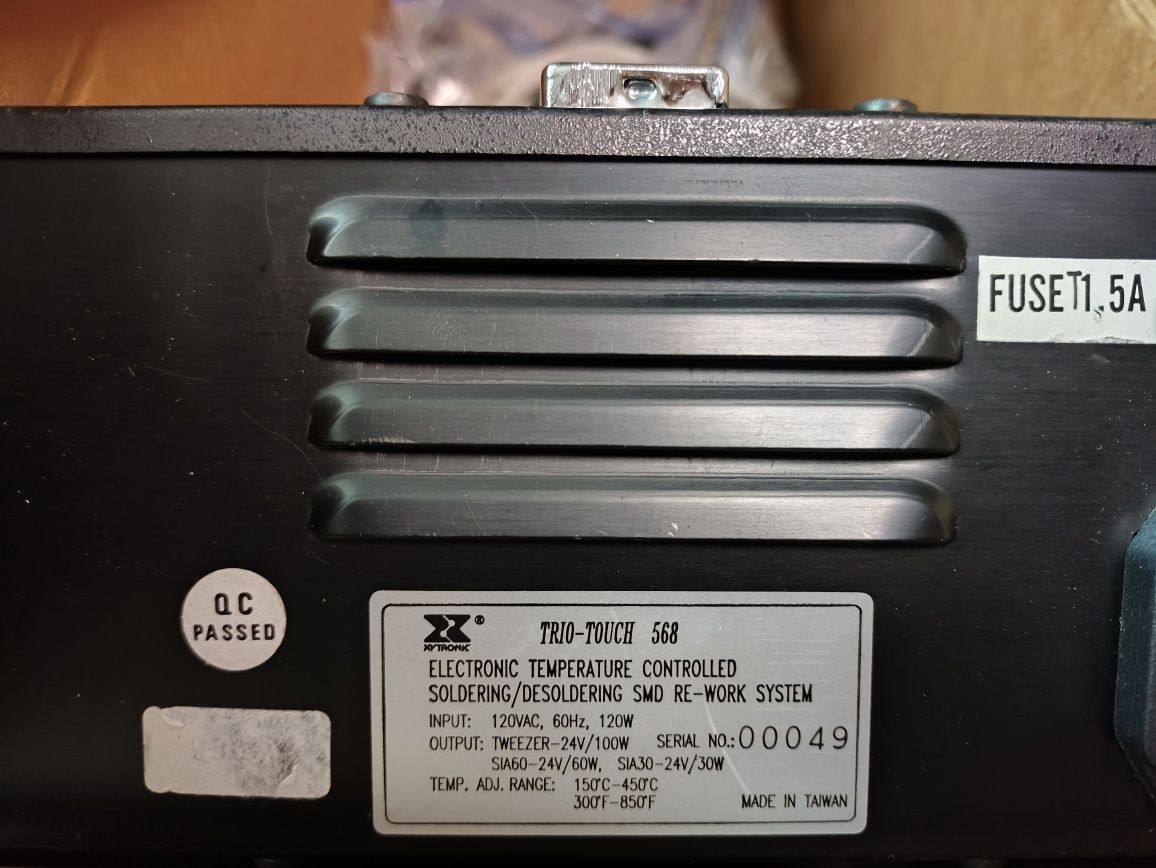 Паяльная станция TRIO TOUCH 568 made in Taiwan 3 паяльника