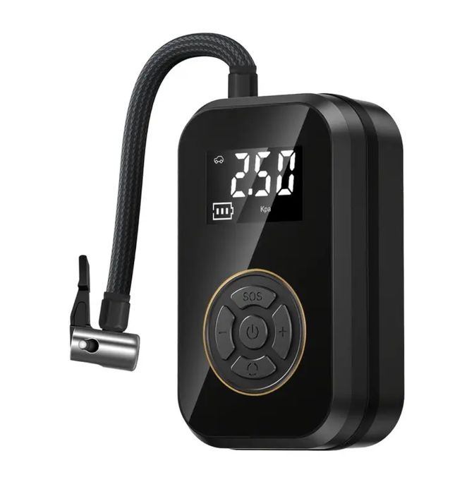 Mini przenośna pompka rowerowa samochodowa do piłek kompresor 10,3 bar