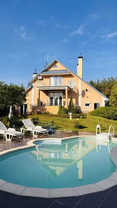 08 Подобово коттедж будинок пляж басейн сауна камін до 10 осіб Гнідин