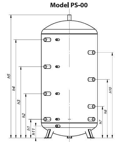 Bufor Ciepła 500L Zbiornik buforowy 500L Bojler Zasobnik- fv23%