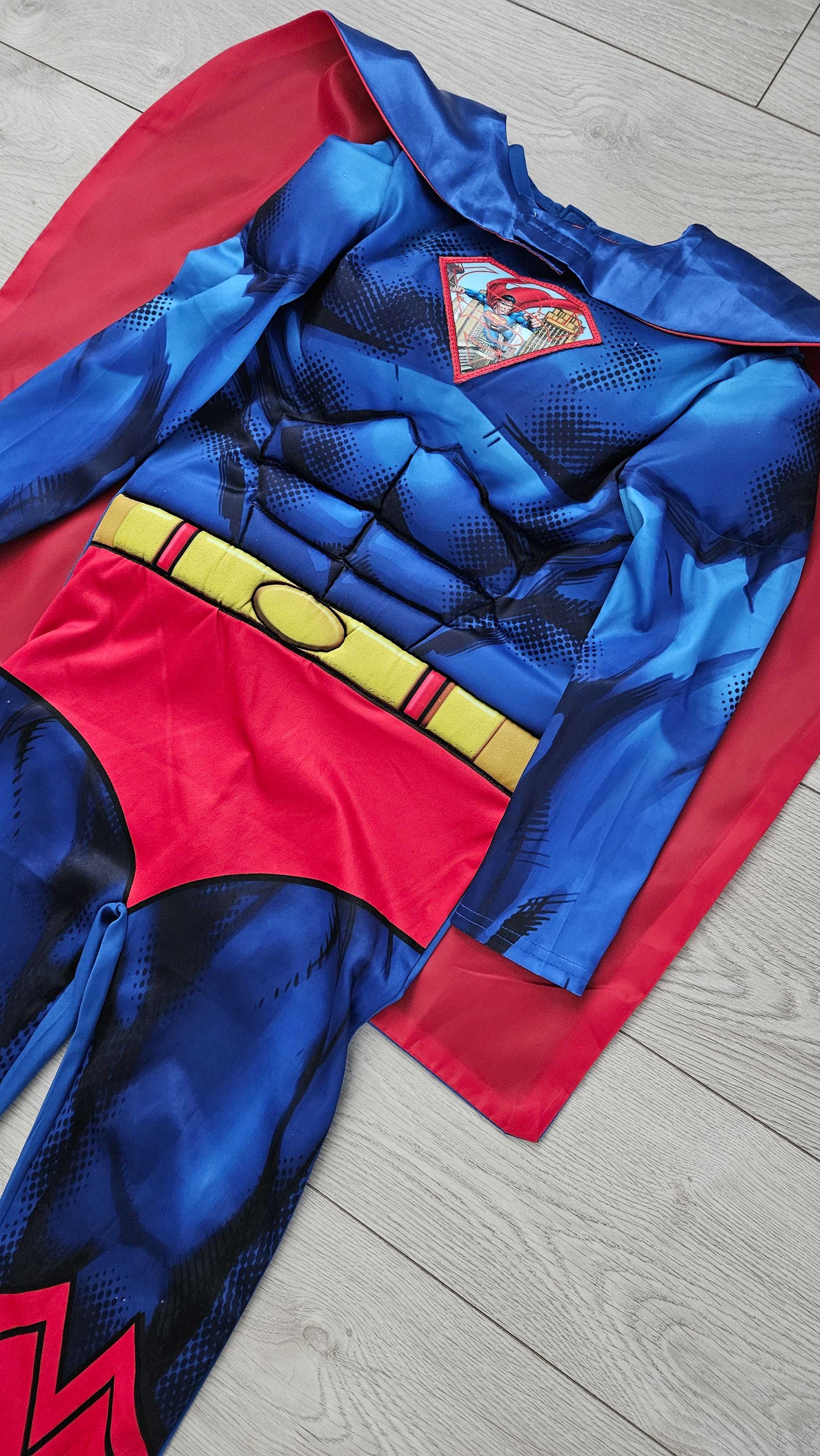 Marvel Avengers super bohater Superman 7/8lat r.128 bal mięśnie