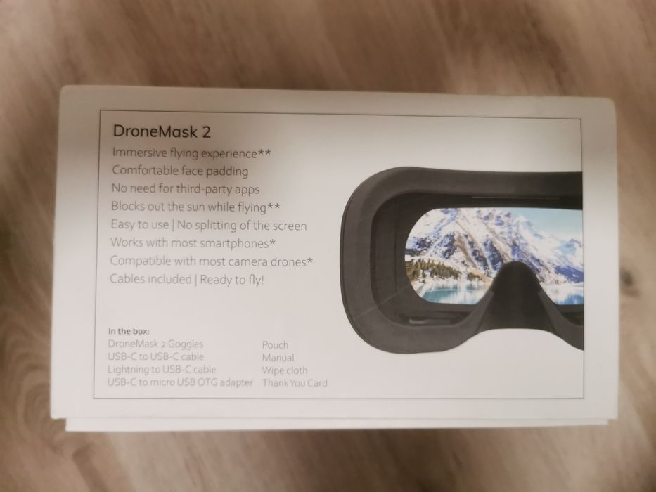 Dronemask 2, gogle fpv do smartfona