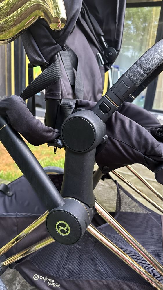Прогулочная коляска Cybex Priam JS Wings black