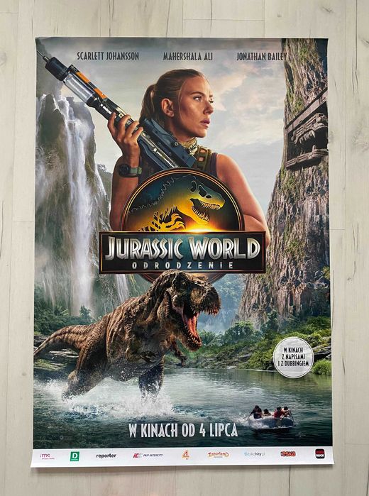 Plakat filmowy "Jurassic World. Odrodzenie"