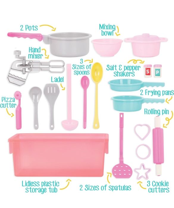 Набір посуду Battat Play Circle приготування та випікання посуда
