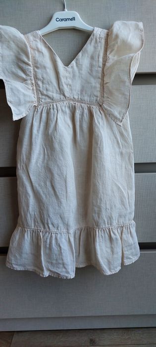 Льяное платье zara