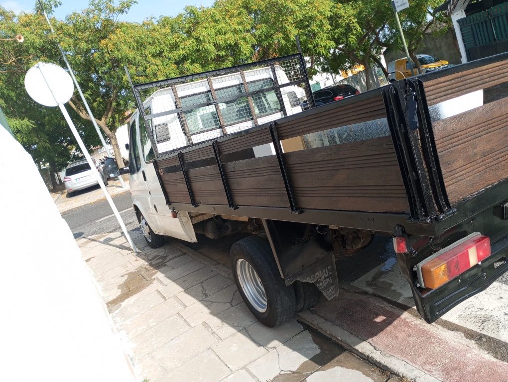 Ford transit caixa aberta 7  lugares