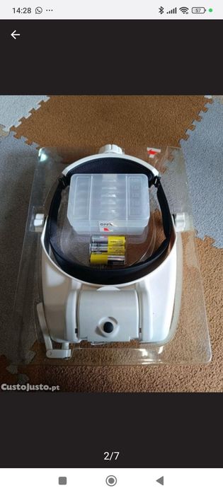Lupa com Retroiluminação LED para Cabeça – Ajustável e Confortável

Es