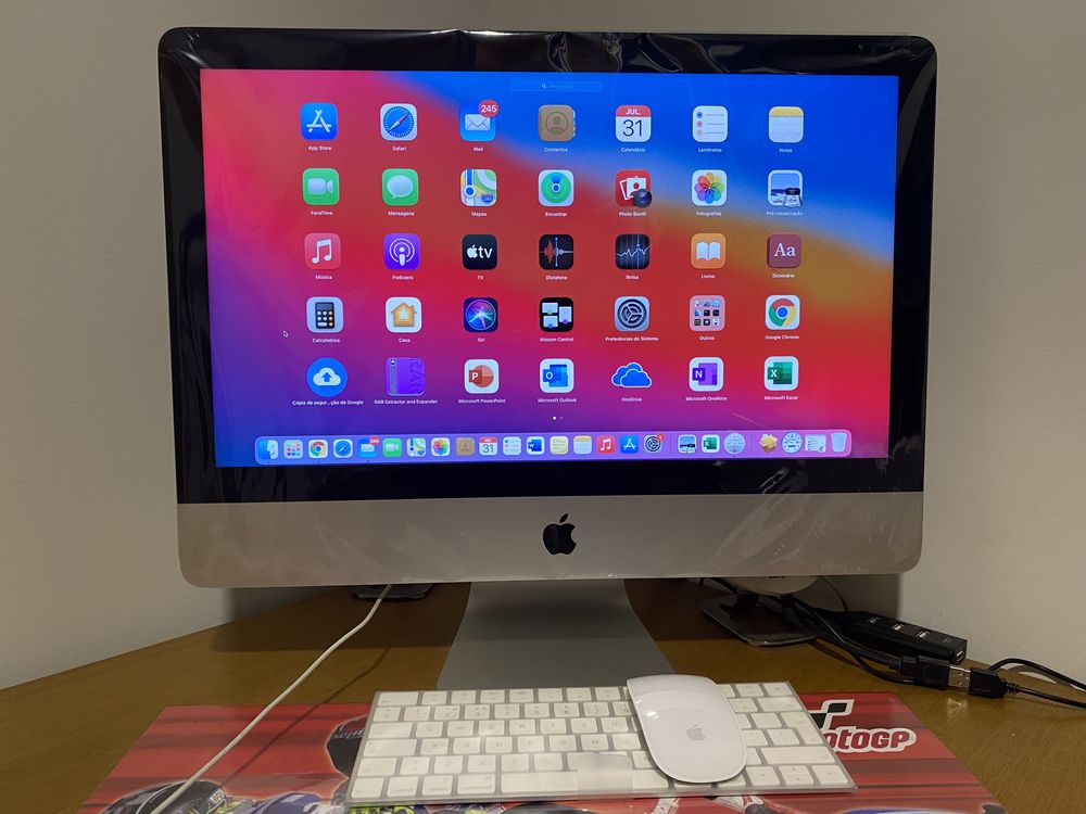 Imac 21.5 apple com pouco uso