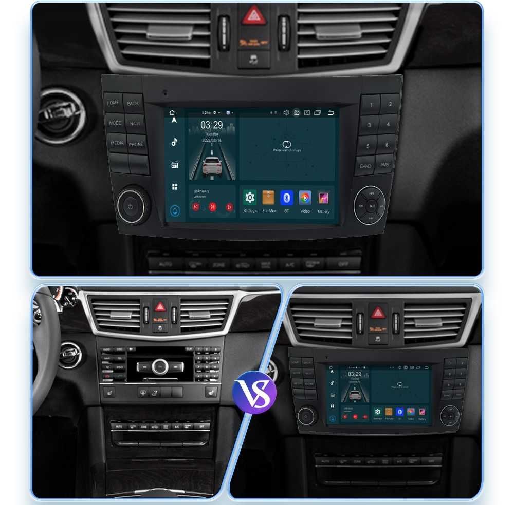 Radio DAB+ DVD CD GPS WiFi CarPlay Android Mercedes  G CLS W219 E W211