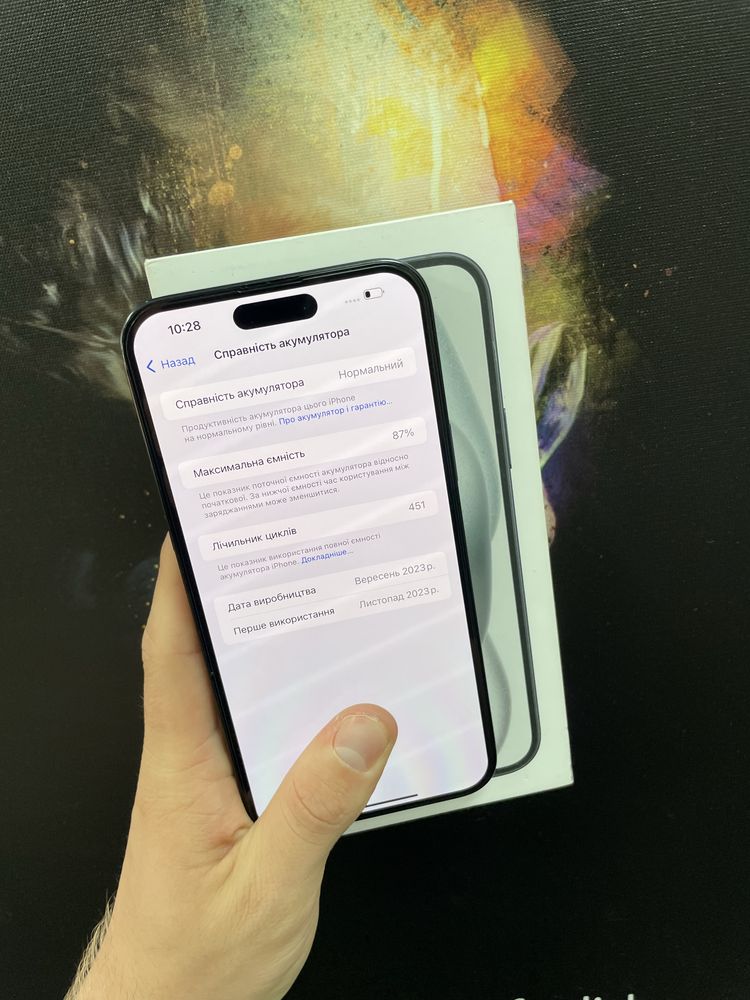 iPhone 15Plus 128Gb Black Never lock