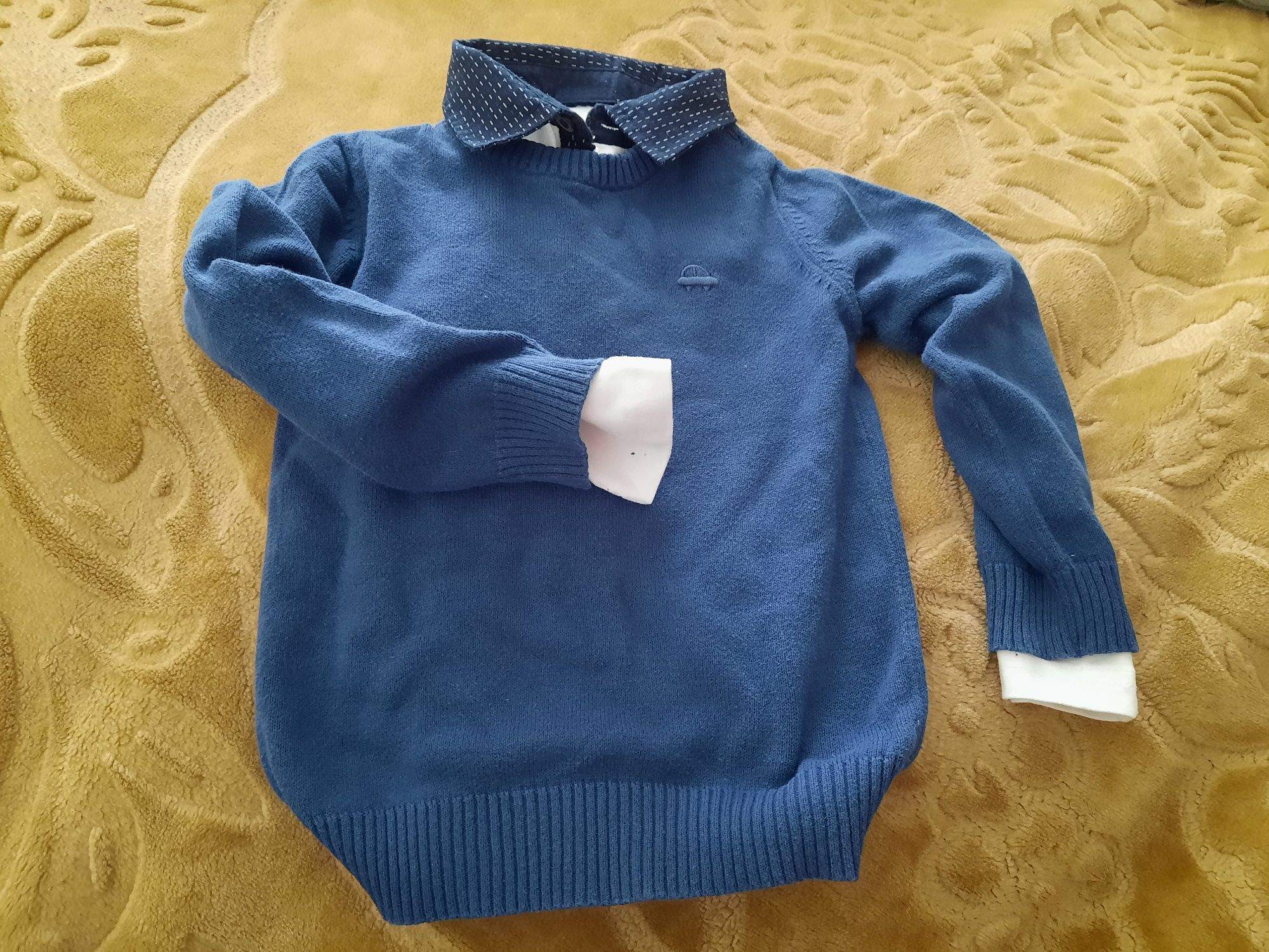 Sweter i polo romiar 86 chrzest komunia