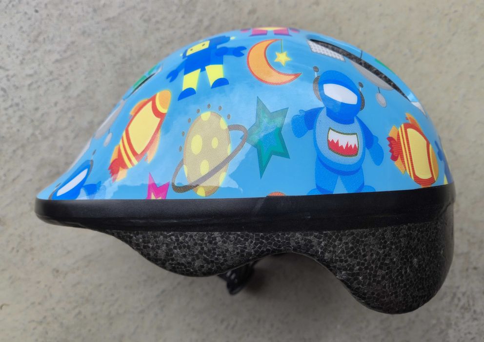 Kask rowerowy dziecięcy Meteor Space obwód 48 - 52 cm deska hulajnoga