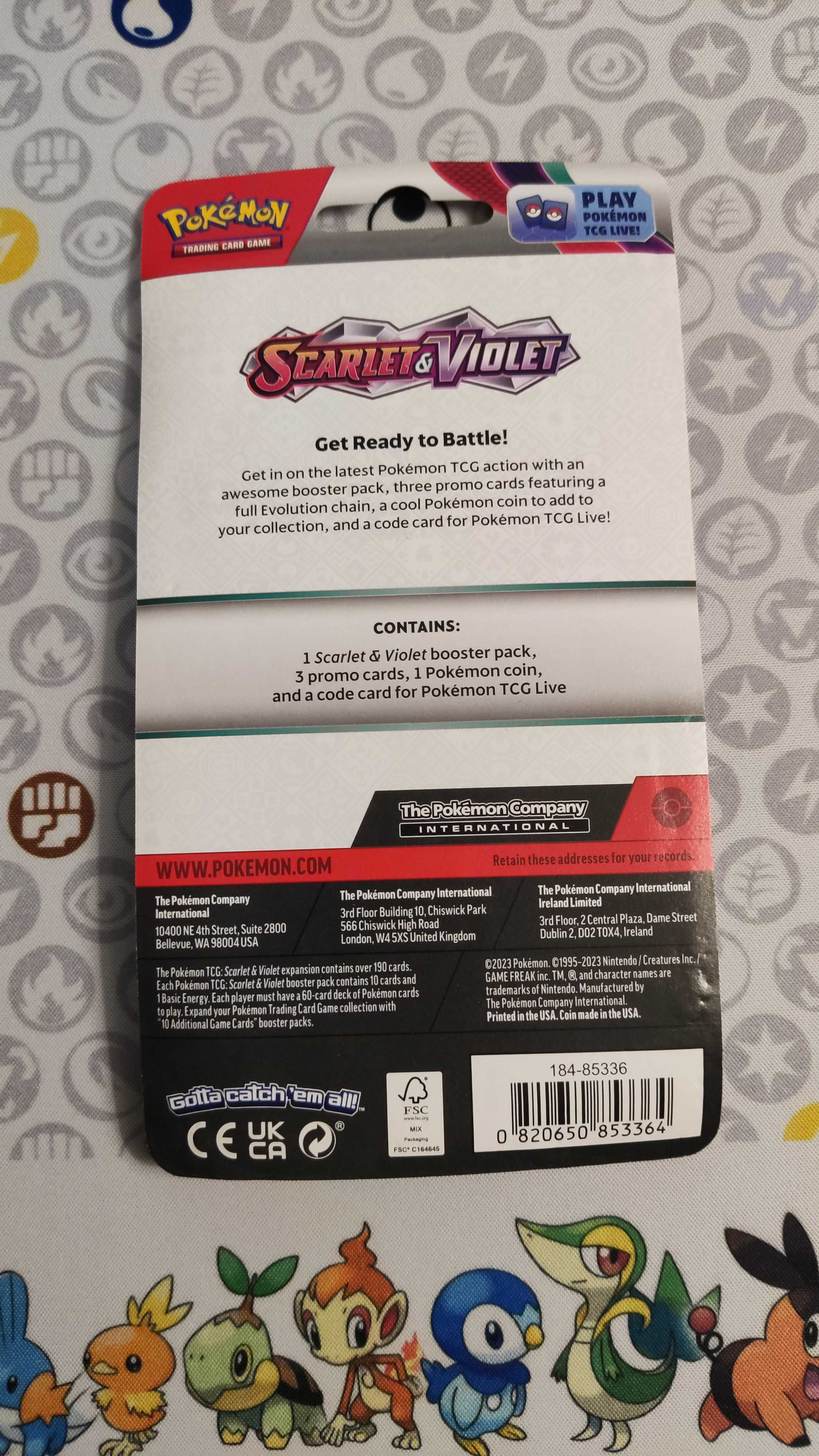 Scarlet & Violet 1 Premium Checklane Blister - Gengar/Machamp