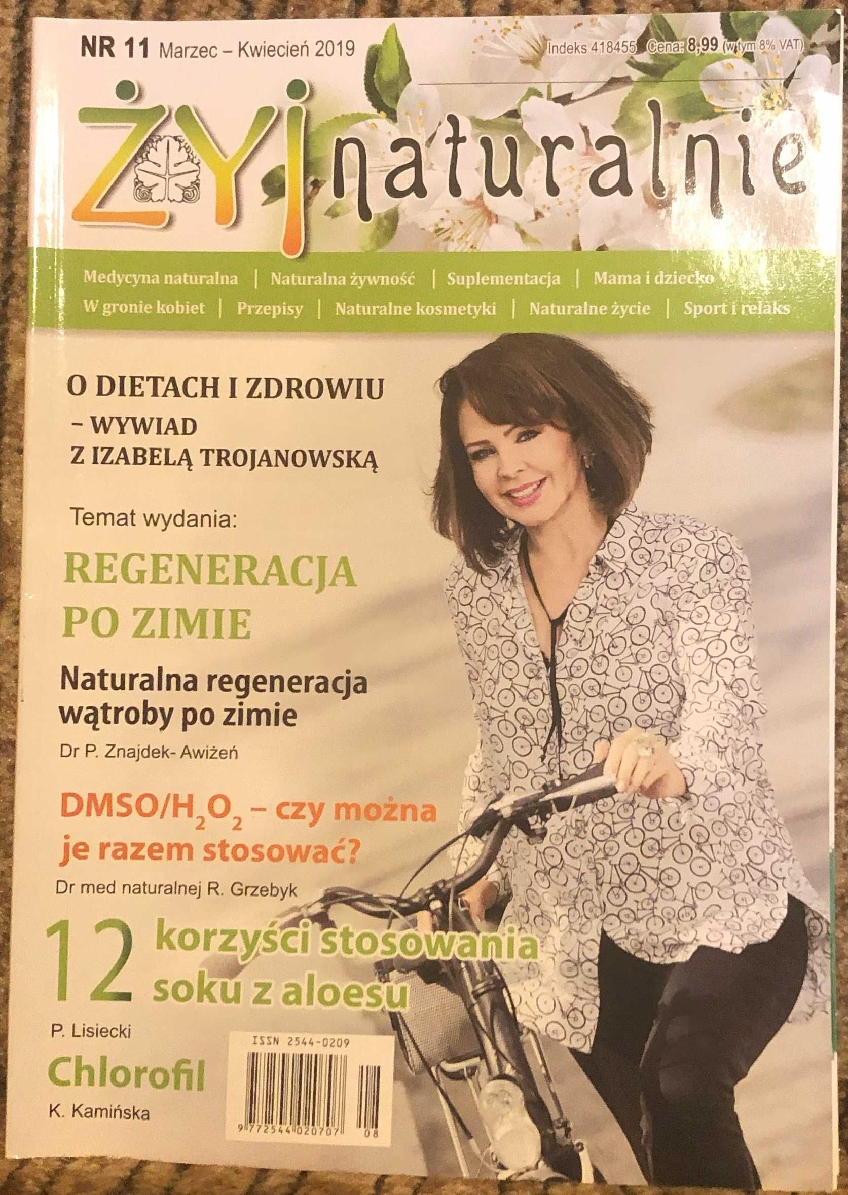 Żyj naturalnie - magazyn, 9 numerów z lat od 2017 do 2022