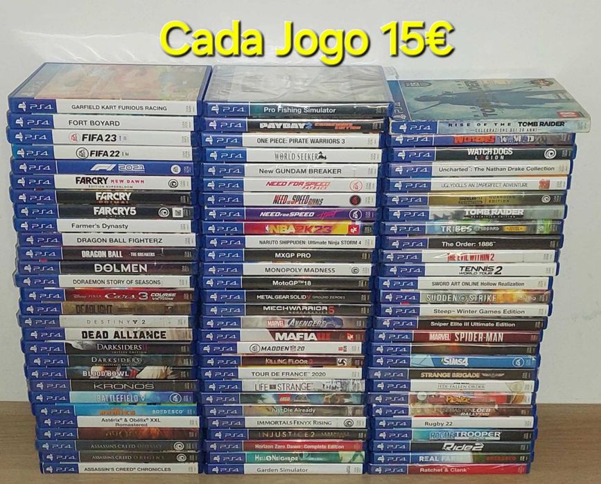 Jogos Ps4 Originais Novos & Usados (Cada 15€)