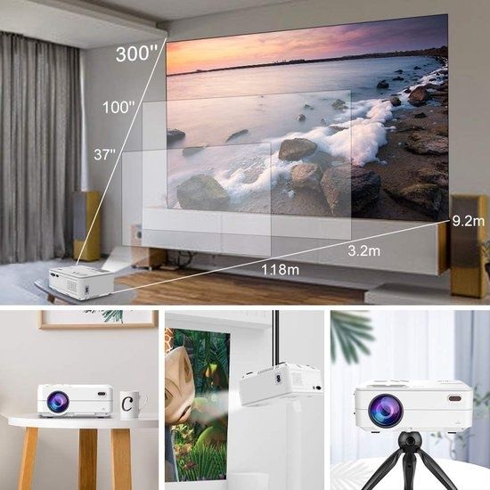 Крутий дорогий проектор Artlii Enjoy 2 Wifi ігри Bluetooth Usb HDMI