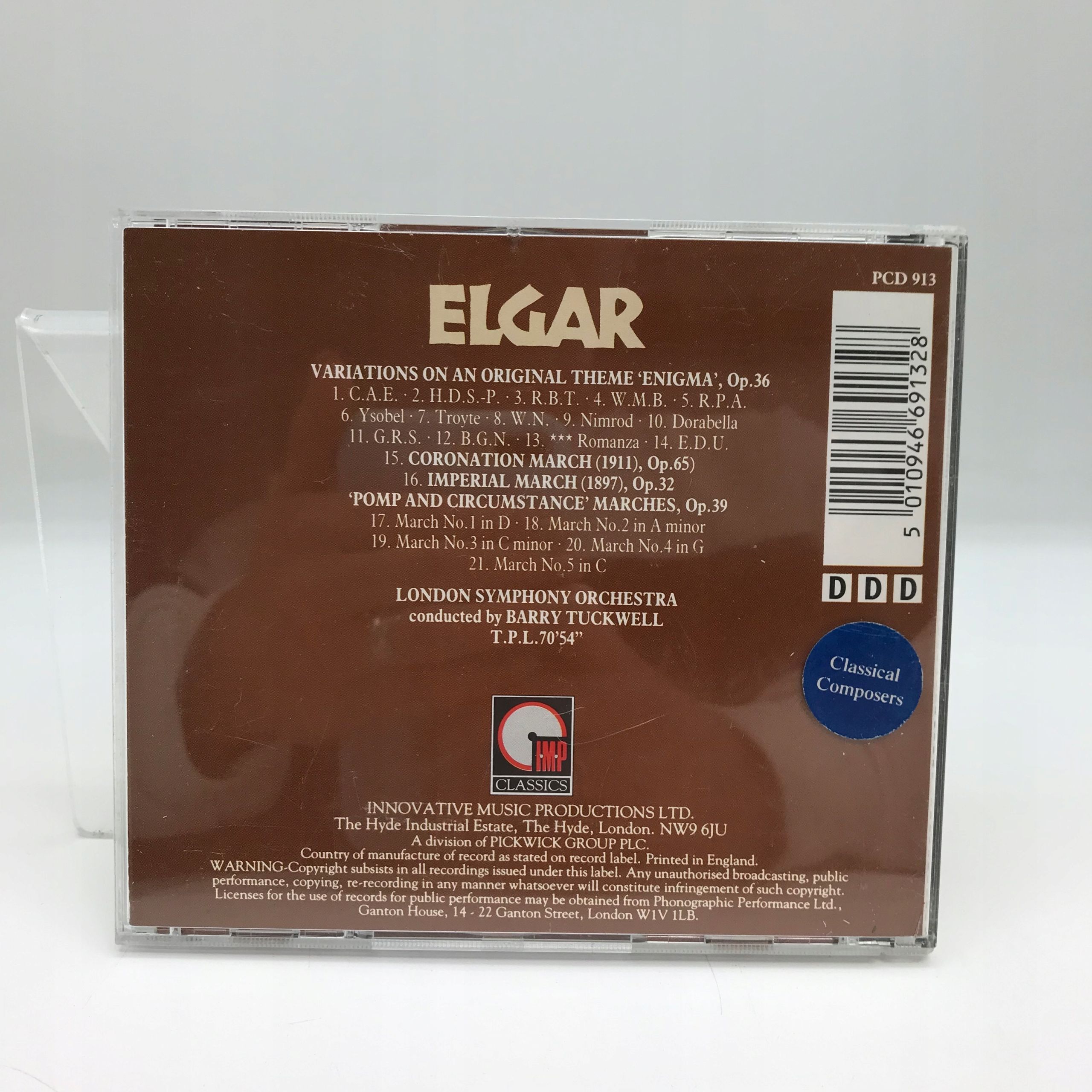 Cd - Elgar, Lso - 'Enigma' Variations muzyka klasyczna