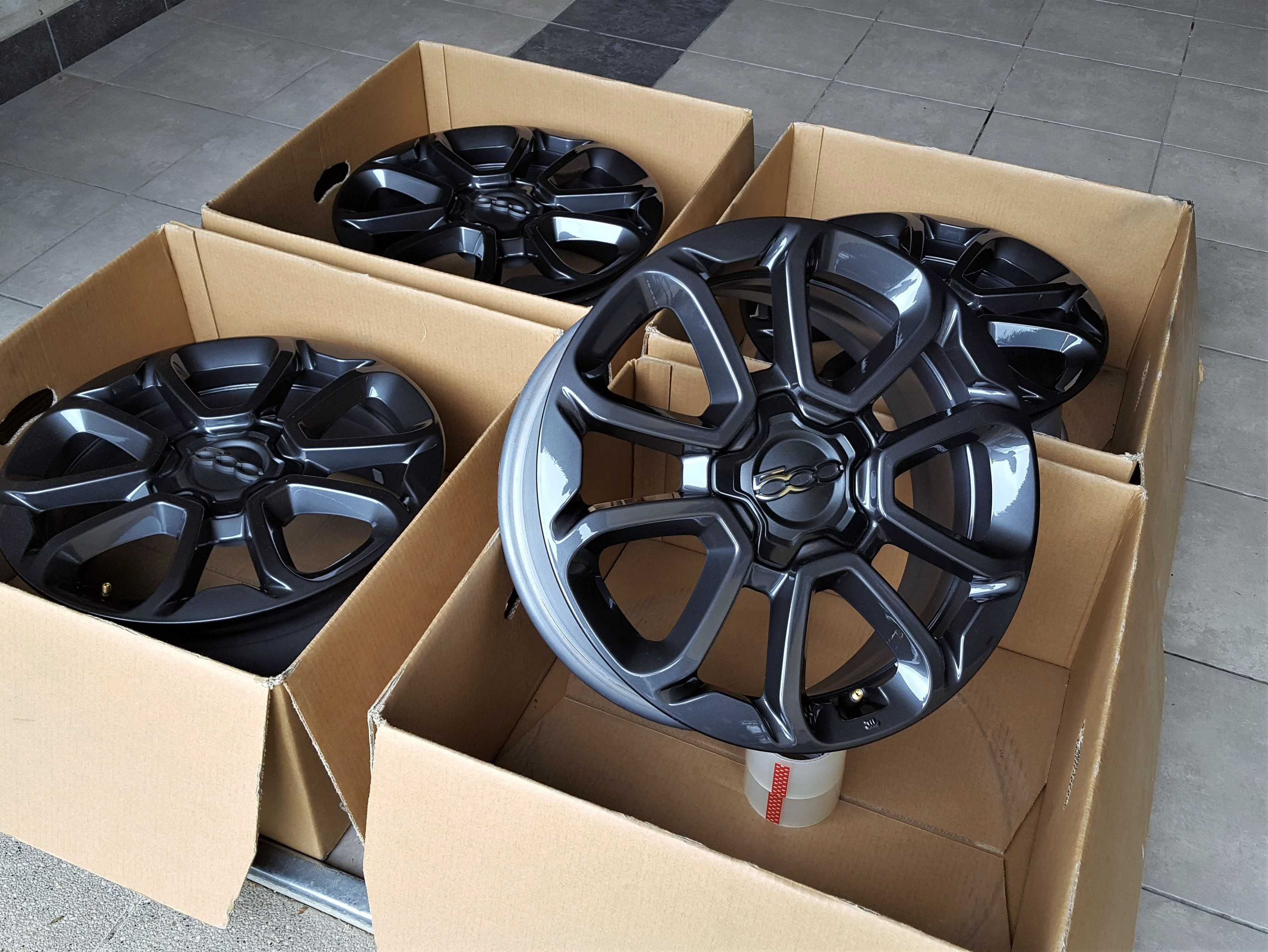 Alufelgi 16 5x110 Fiat 500x Croma Nowe Oryginalne Grafit ! 497#