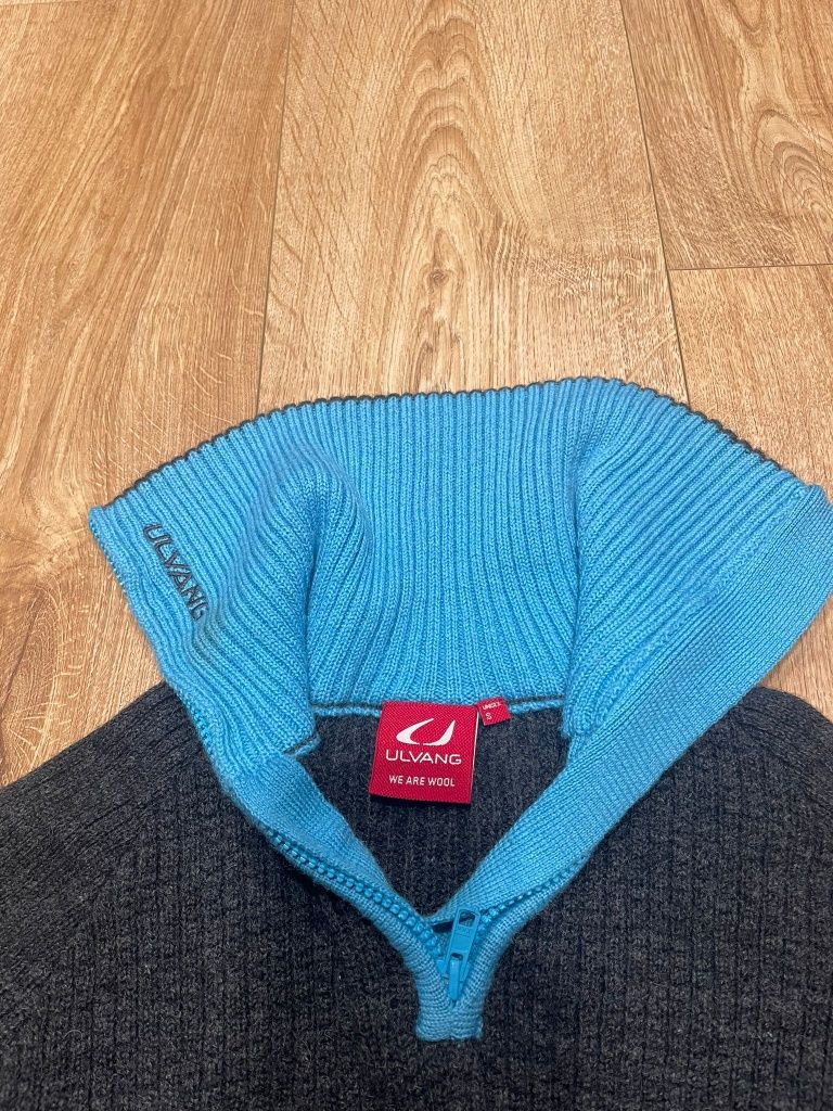 Sweter golf 100% wool wełna uznanej Norweskiej firmy ULVANG r.S unisex