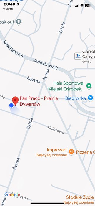 Pranie dywanów Na Wskroś Transport Trzepanie Wirówka