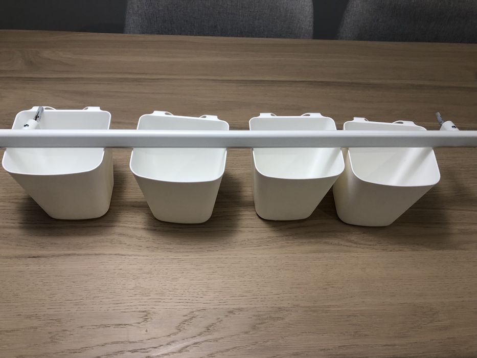 Pojemniki ikea + szyna 60cm