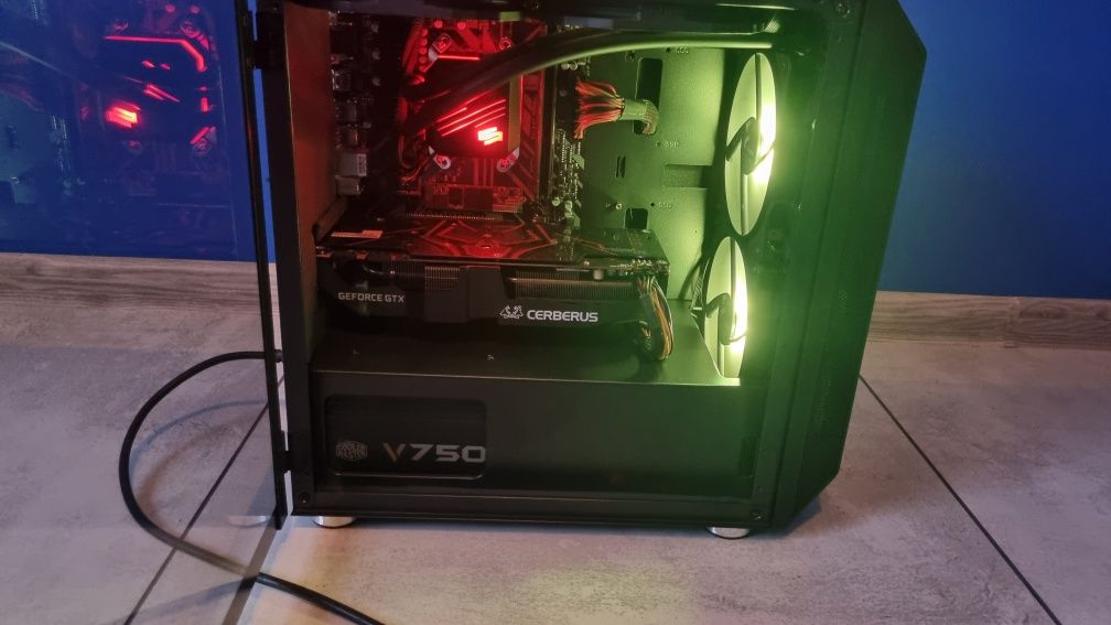 Komputer ryzen 3100, gtx1070ti, 2x8gb 3000mhz , 750w ssd