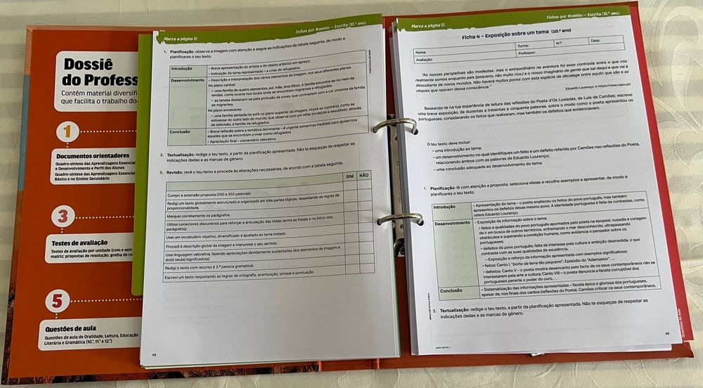 Dossiê Pedagógico de Professor - Marca a Página - 12⁰Ano [NOVO]