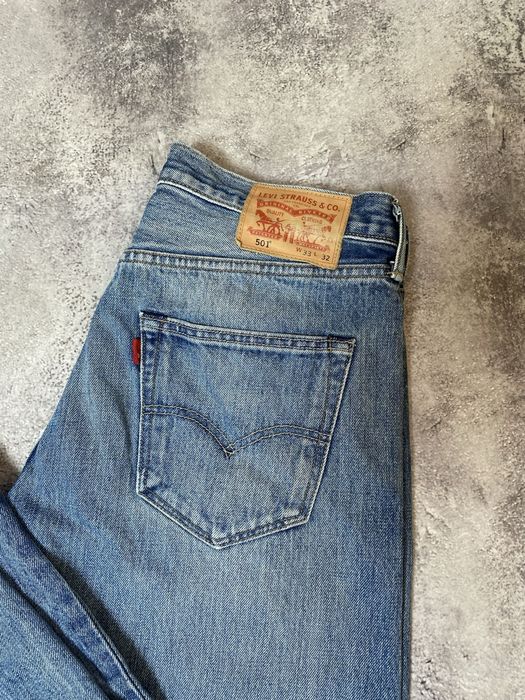 Мужские Джинсы Levis 501 vintage (светлые,левайс,винтаж)
