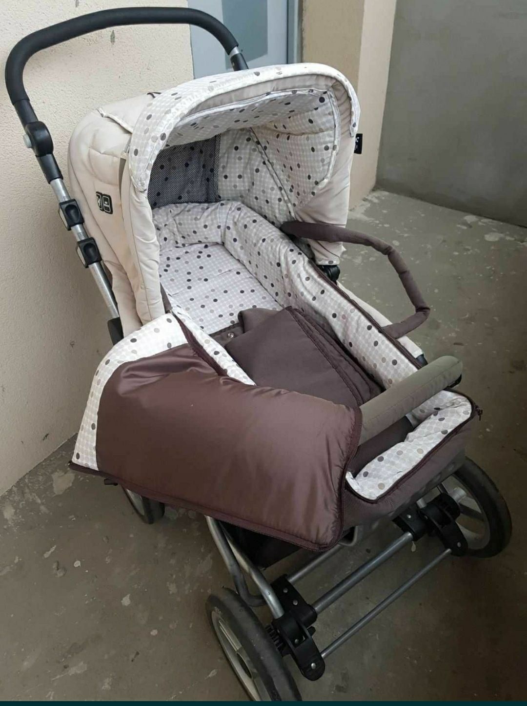 Дитяча коляска візок для дитини немовля 2в1 спинка опускається