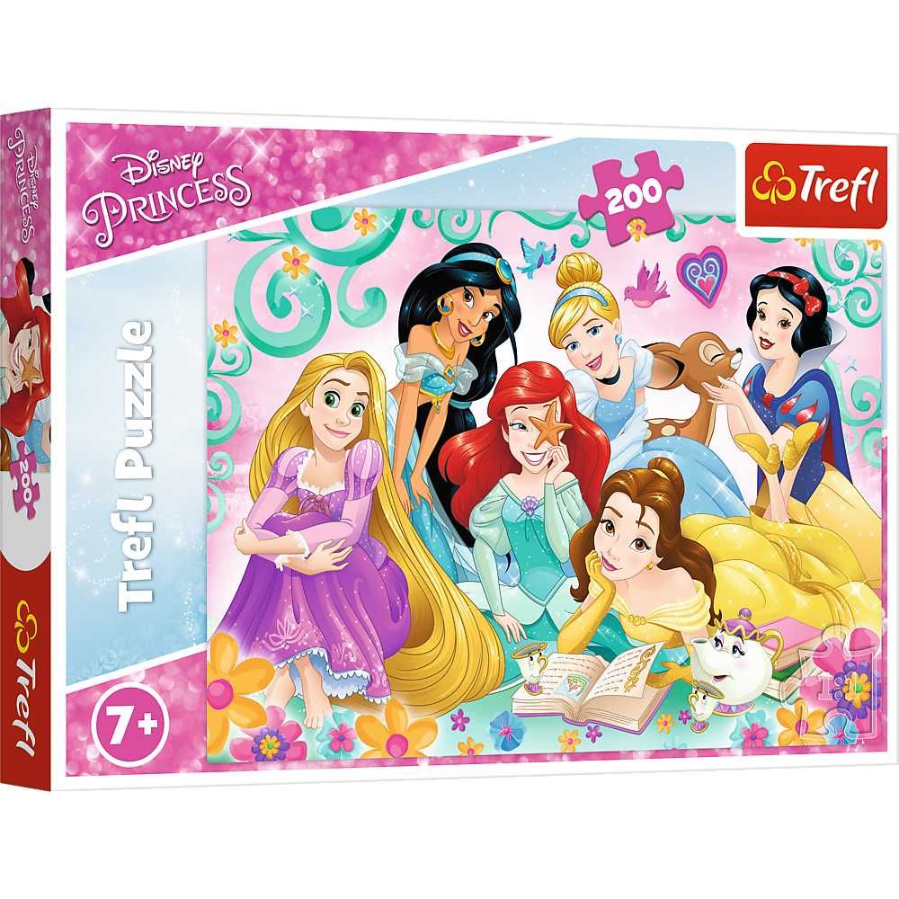 Trefl Puzzle 200 el. Disney Princess Radosny Świat Księżniczek 13268