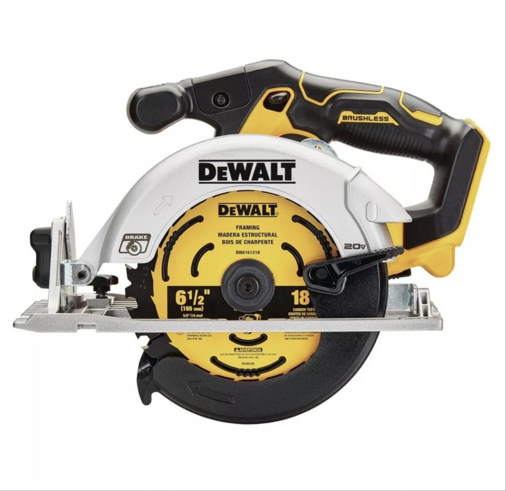 Акумуляторна дискова пила Dewalt DCS565.20v