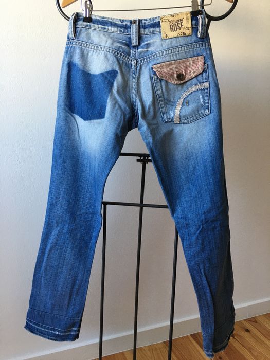 Calças de ganga tamanho 38, Indian Rose